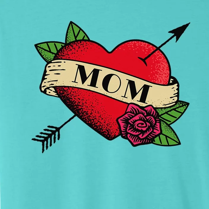 Heart Mom Tattoo ChromaSoft Performance T-Shirt