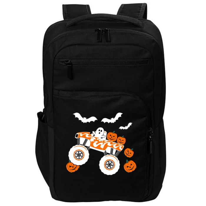 Halloween Monster Truck Ghost S Costume Gift Impact Tech Backpack