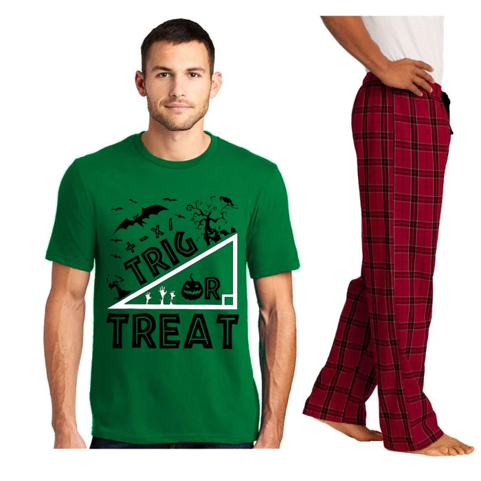 Halloween Math Teacher Trig Or Treat Student School College Pajama Set