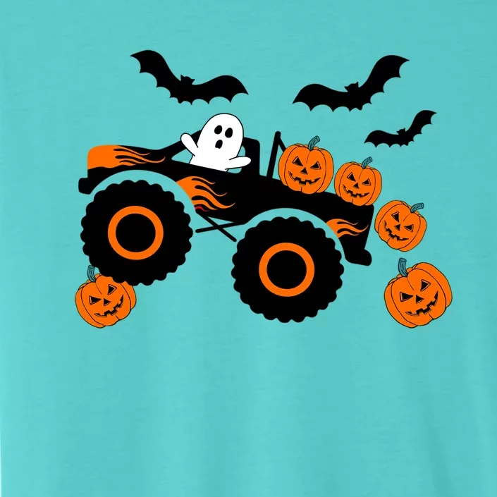 Halloween Monster Truck Ghost S Costume Meaningful Gift ChromaSoft Performance T-Shirt