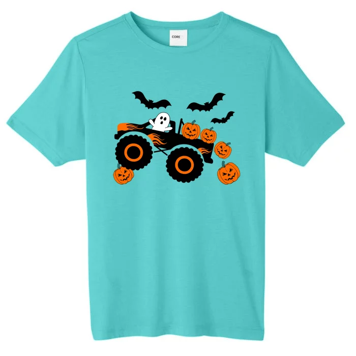 Halloween Monster Truck Ghost S Costume Meaningful Gift ChromaSoft Performance T-Shirt