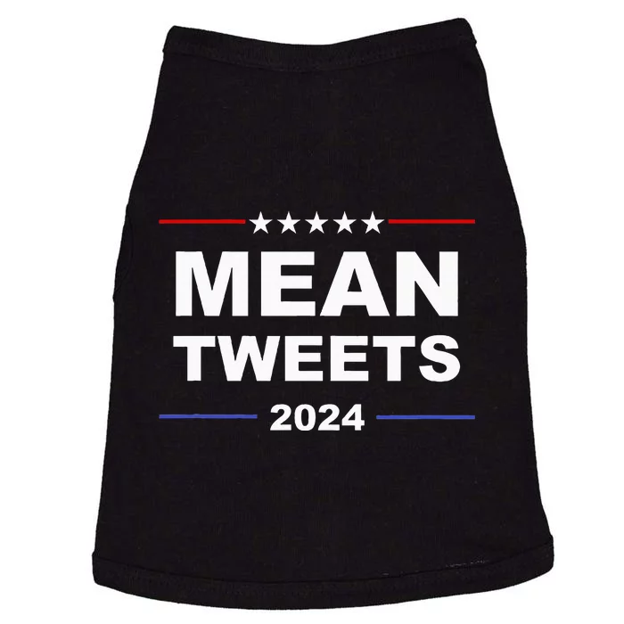 Humorous Mean Tweets & Trump 2024 Political Gear Gop Doggie Tank