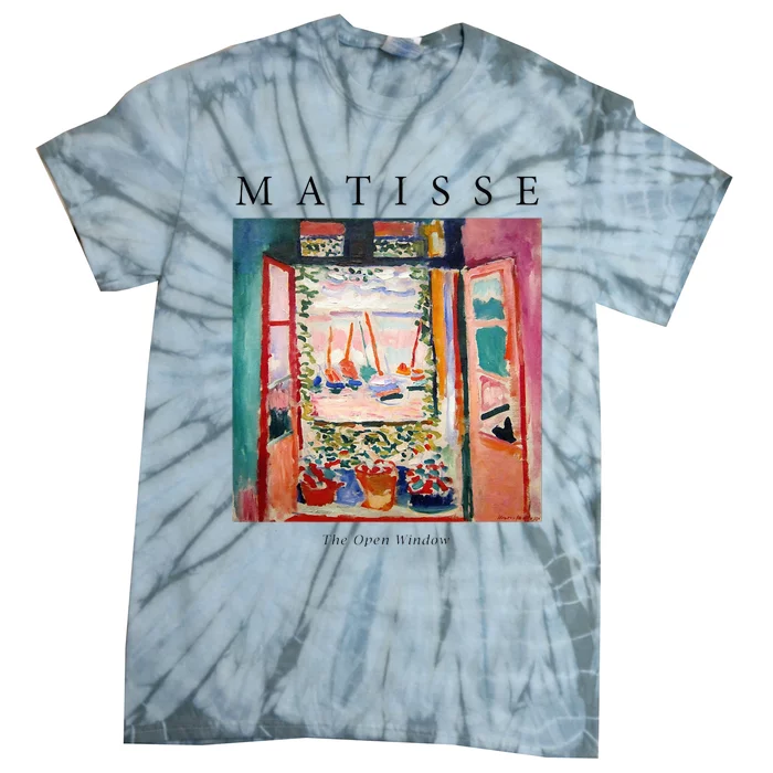 Henri Matisse The Open Window Famous Artwork Painting Tie-Dye T-Shirt