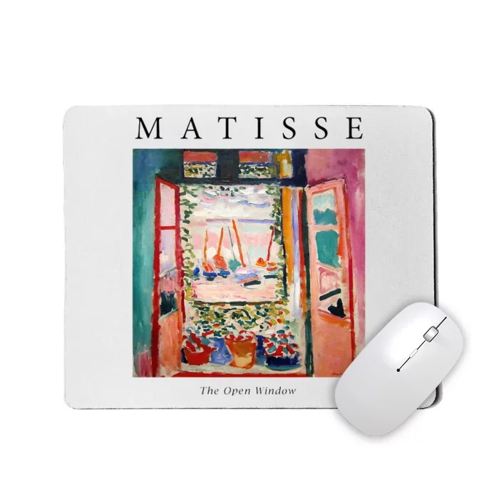 Henri Matisse The Open Window Famous Artwork Painting Mousepad