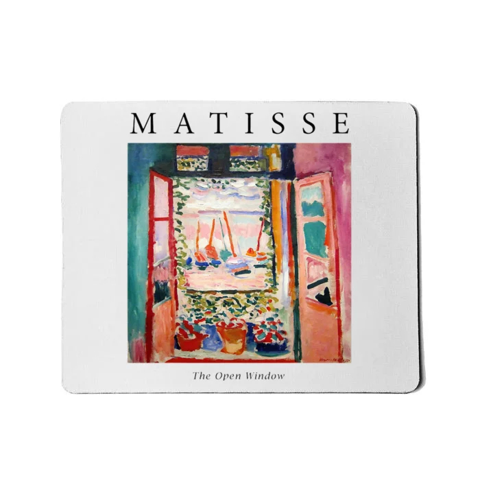 Henri Matisse The Open Window Famous Artwork Painting Mousepad