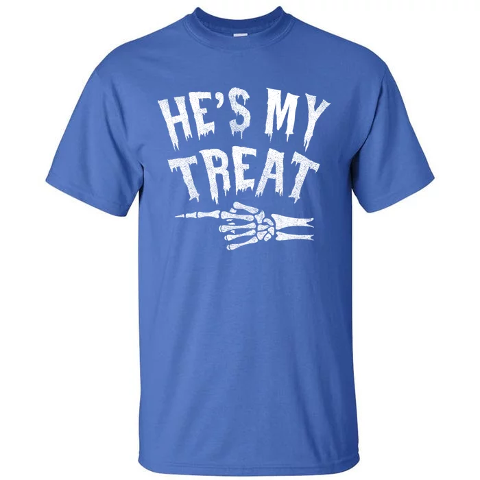 Hes My Treat Funny Halloween Matching Couple Costume Meaningful Gift Tall T-Shirt