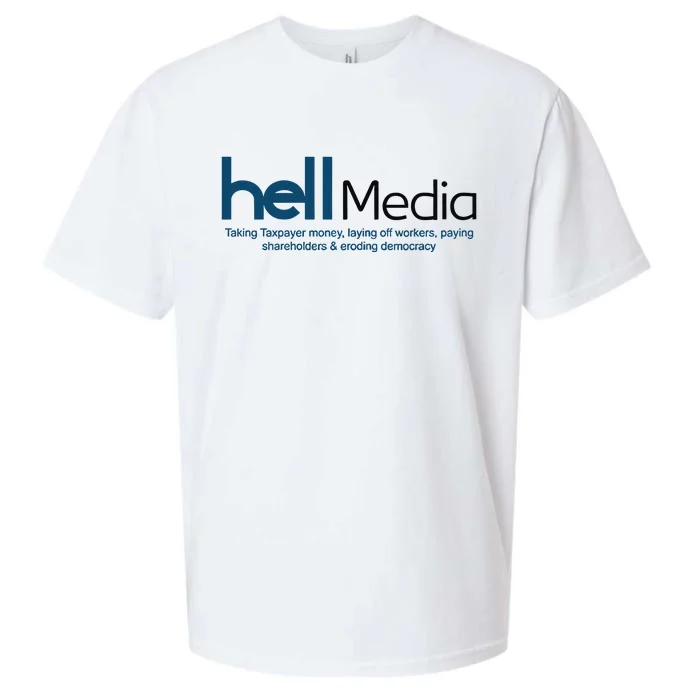 Hell Media Taking Taxpayer Money Sueded Cloud Jersey T-Shirt