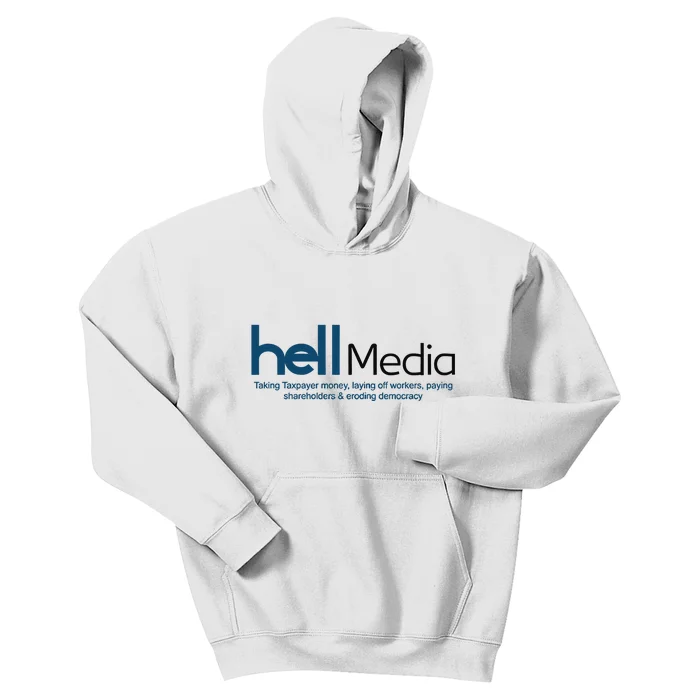 Hell Media Taking Taxpayer Money Kids Hoodie