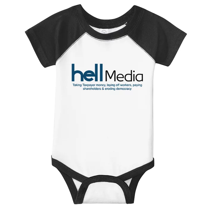 Hell Media Taking Taxpayer Money Infant Baby Jersey Bodysuit