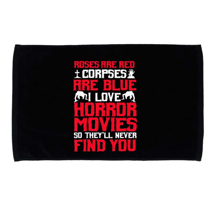 Horror Movies Thriller Halloween Fans Scary Film Lovers Microfiber Hand Towel