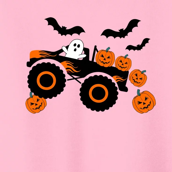 Halloween Monster Truck Ghost S Costume Gift Toddler T-Shirt