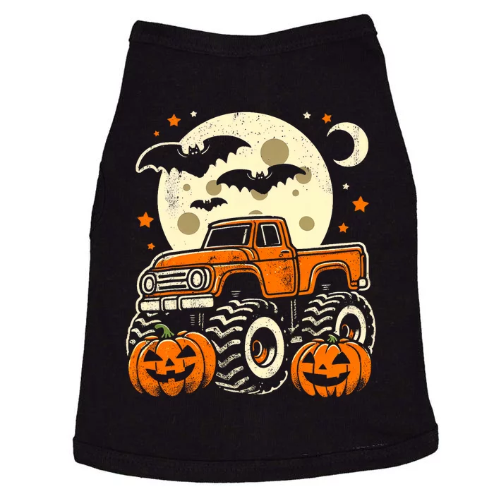 Halloween Monster Truck Pumpkin Halloween Doggie Tank