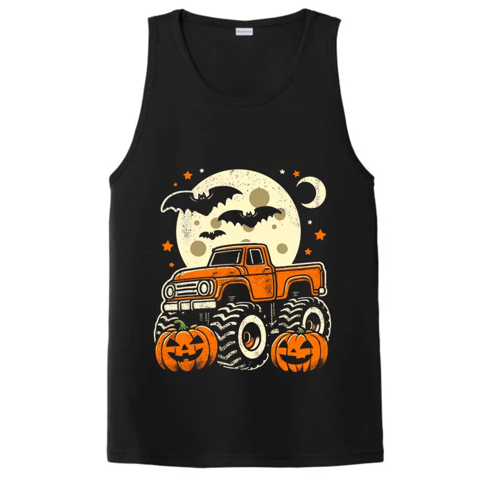 Halloween Monster Truck Pumpkin Halloween Performance Tank