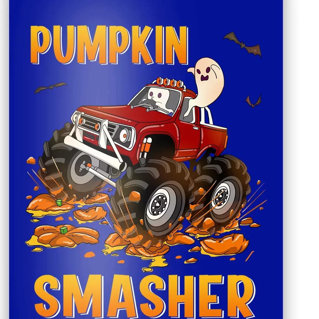 Halloween Monster Truck Pumpkin Smasher Boo Ghost Gift Gift Poster