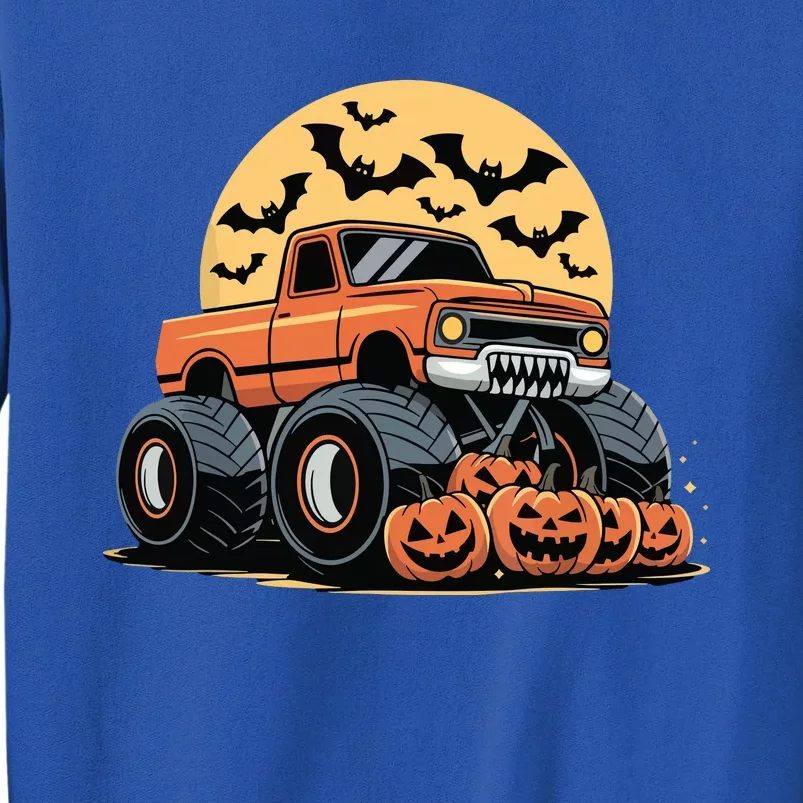 Halloween Monster Truck Pumpkins Sweatshirt