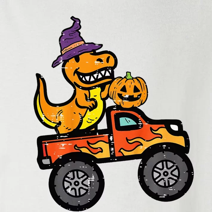 Halloween Monster Truck Dino Trex Costume Toddler Long Sleeve Shirt