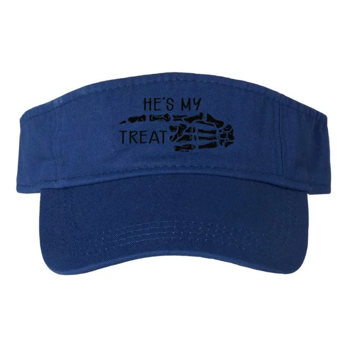 Hes My Treat Matching Couple Halloween Valucap Bio-Washed Visor