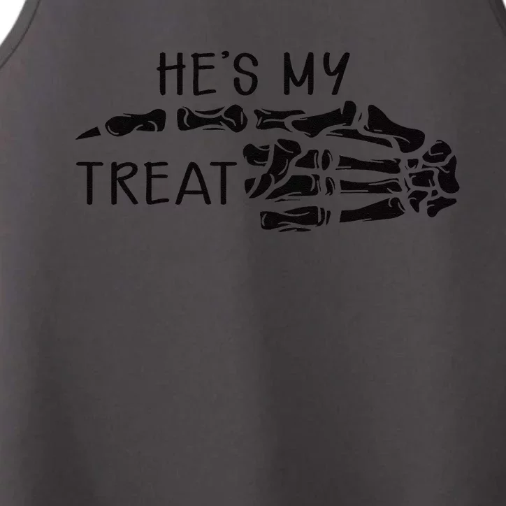 Hes My Treat Matching Couple Halloween Performance Tank