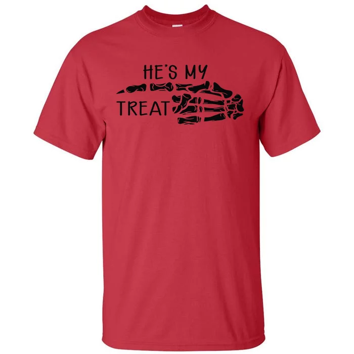 Hes My Treat Matching Couple Halloween Tall T-Shirt