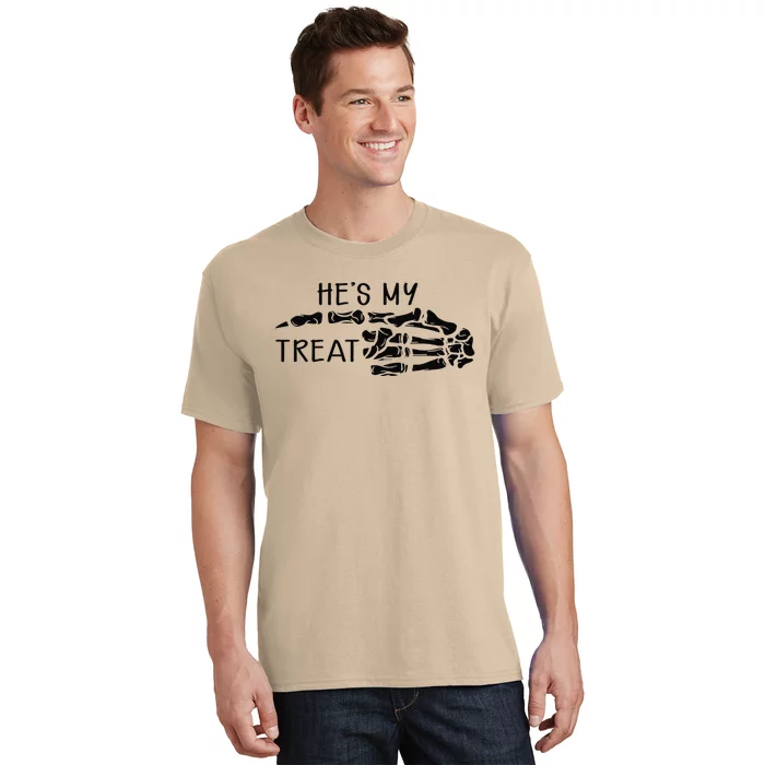 Hes My Treat Matching Couple Halloween T-Shirt