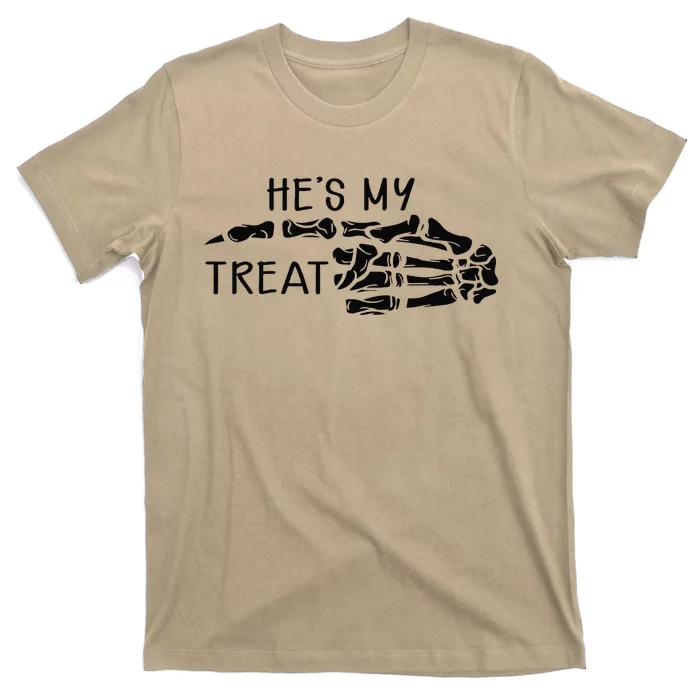 Hes My Treat Matching Couple Halloween T-Shirt