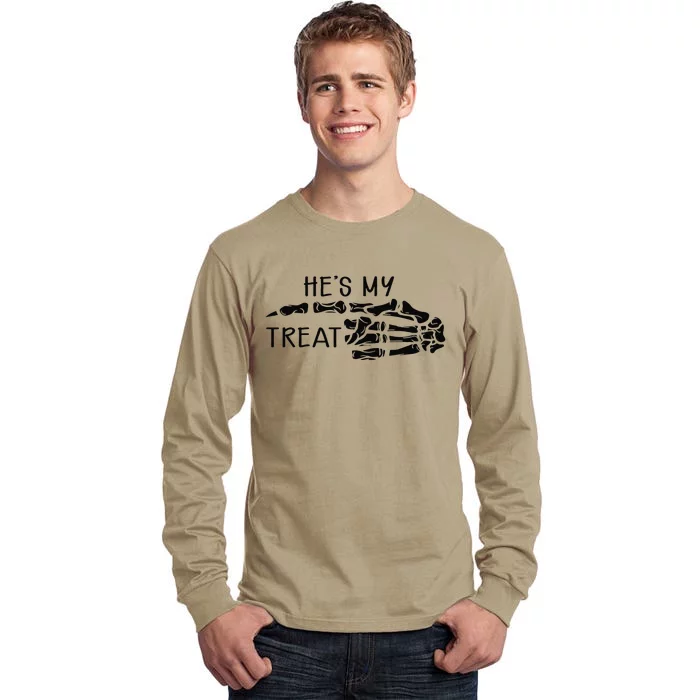 Hes My Treat Matching Couple Halloween Tall Long Sleeve T-Shirt