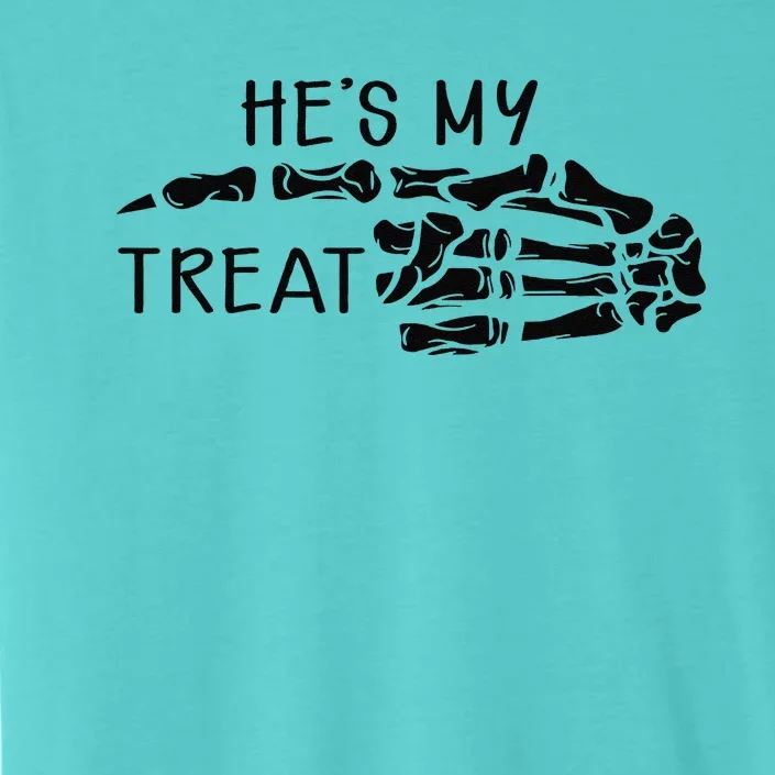 Hes My Treat Matching Couple Halloween ChromaSoft Performance T-Shirt