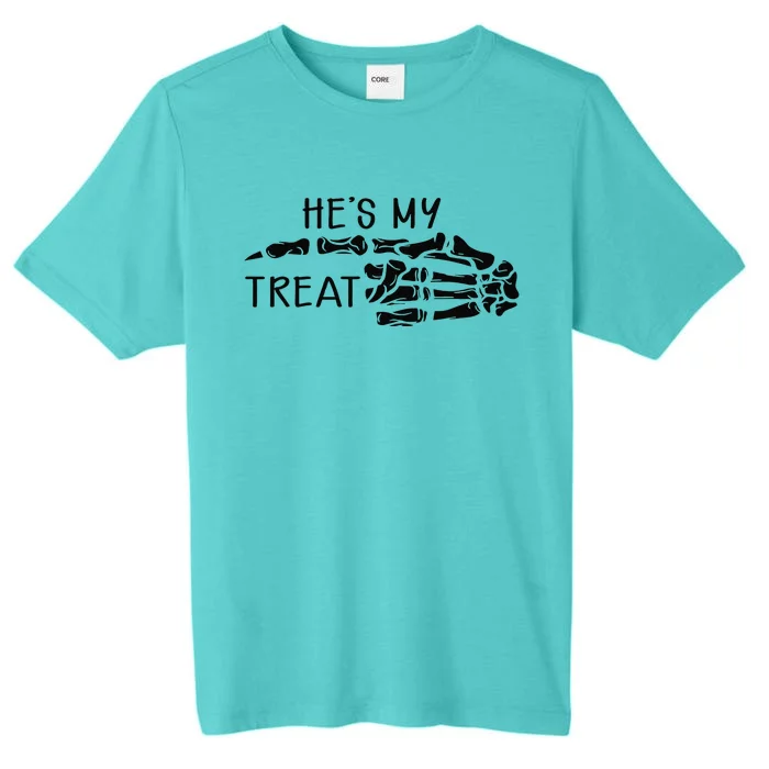 Hes My Treat Matching Couple Halloween ChromaSoft Performance T-Shirt