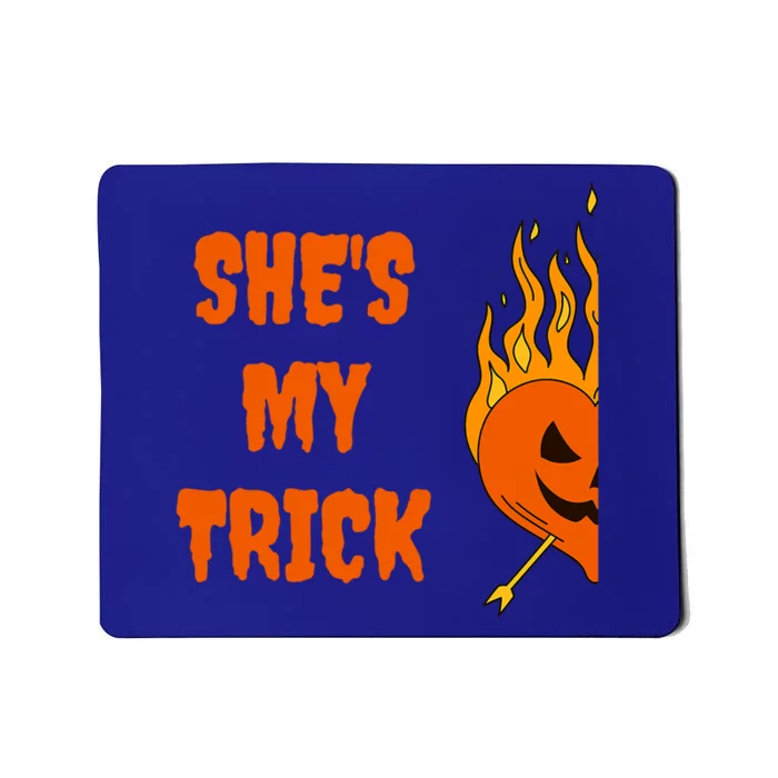 Hes My Treat Shes My Trick Halloween Matching Set Couples Gift Mousepad