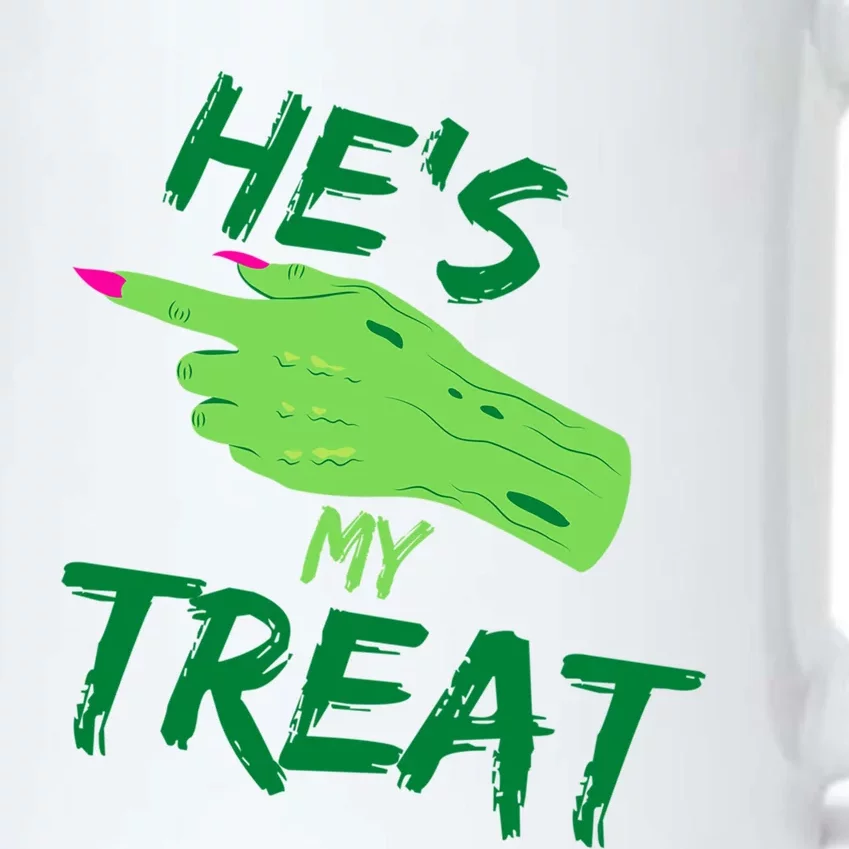 Hes My Treat Shes My Trick Halloween Matching Costume Gift Black Color Changing Mug