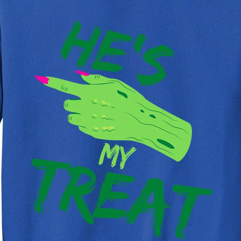 Hes My Treat Shes My Trick Halloween Matching Costume Gift Tall Sweatshirt