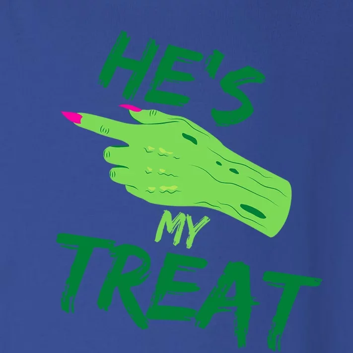 Hes My Treat Shes My Trick Halloween Matching Costume Gift Toddler Long Sleeve Shirt