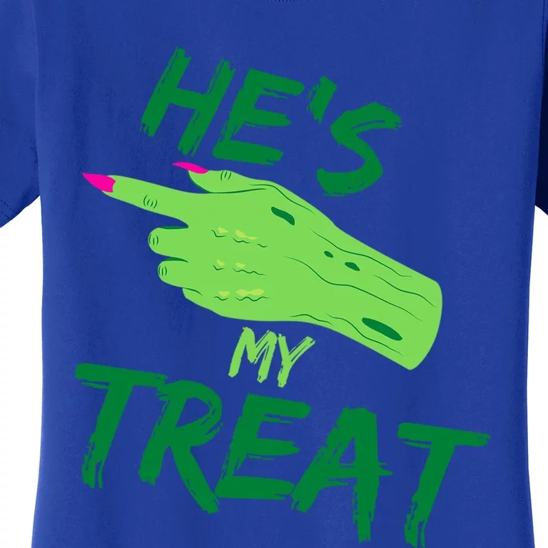 Hes My Treat Shes My Trick Halloween Matching Costume Gift Women's T-Shirt