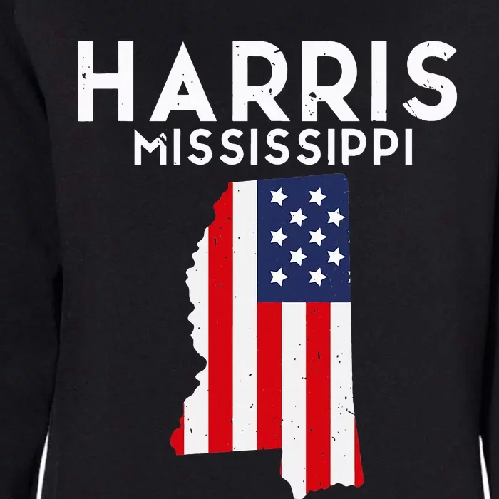 Harris Minnesota Usa State America Travel Minnesotan Womens California Wash Sweatshirt