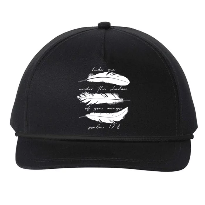 Hide Me Under The Shadow Of You Wings Psalm 17 8 Snapback Five-Panel Rope Hat