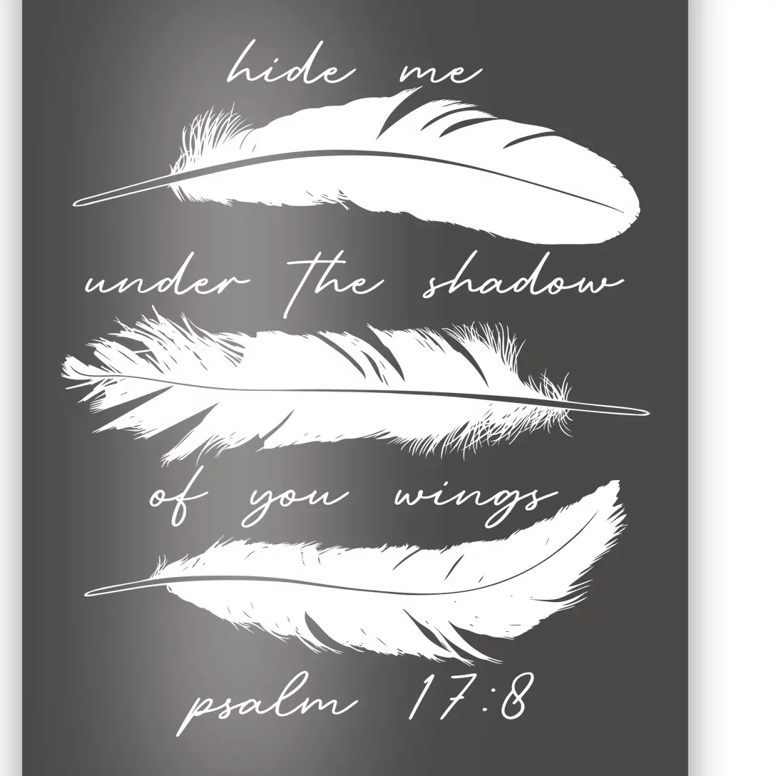 Hide Me Under The Shadow Of You Wings Psalm 17 8 Poster