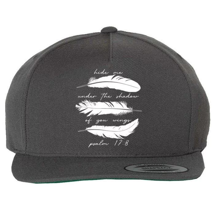 Hide Me Under The Shadow Of You Wings Psalm 17 8 Wool Snapback Cap