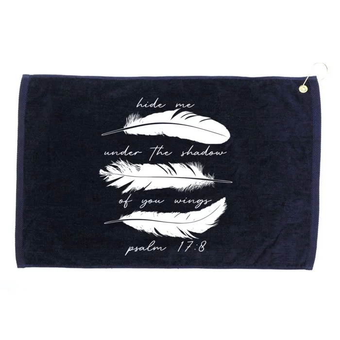 Hide Me Under The Shadow Of You Wings Psalm 17 8 Grommeted Golf Towel