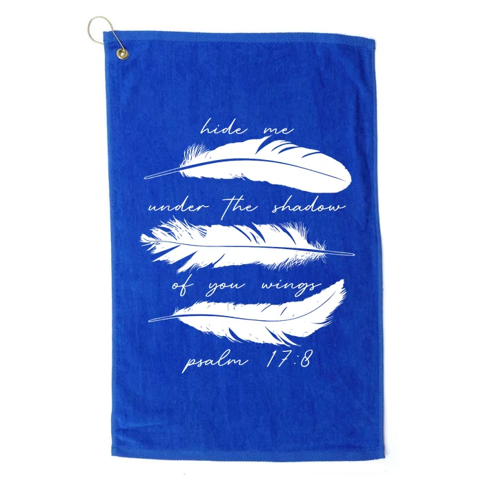 Hide Me Under The Shadow Of You Wings Psalm 17 8 Platinum Collection Golf Towel