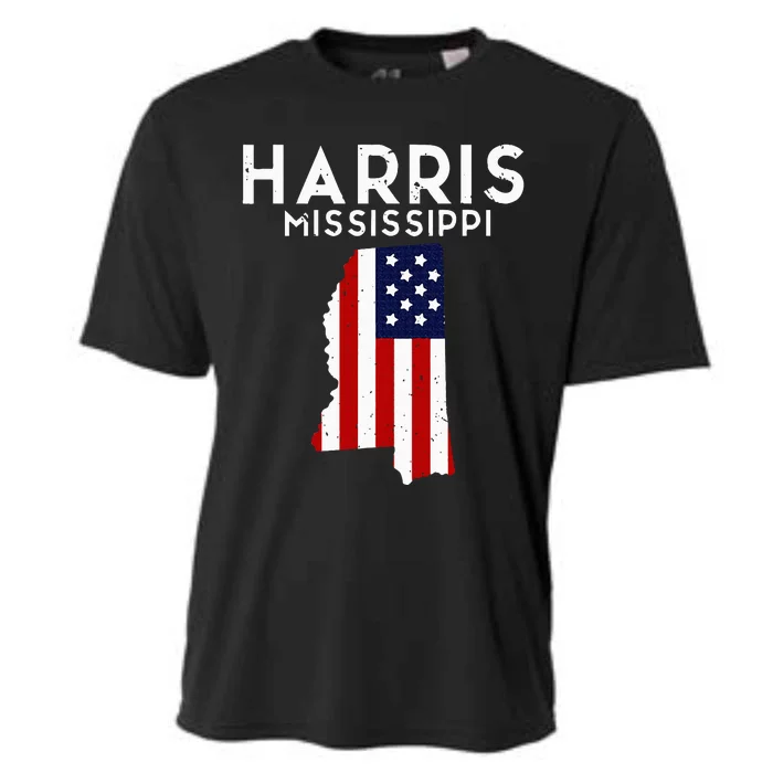 Harris Minnesota Usa State America Travel Minnesotan Cooling Performance Crew T-Shirt