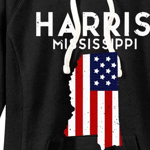 Harris Minnesota Usa State America Travel Minnesotan Women's Fleece Hoodie