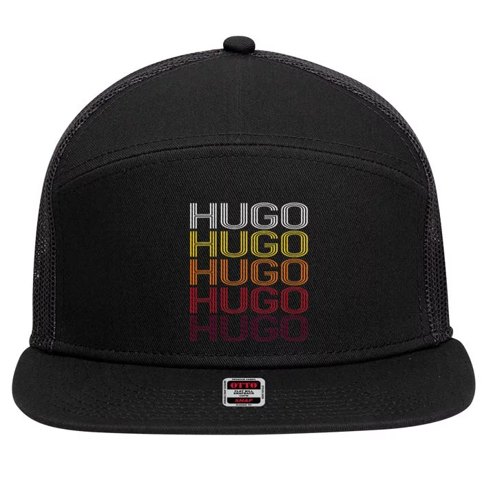 Hugo Mn Vintage Style Minnesota 7 Panel Mesh Trucker Snapback Hat