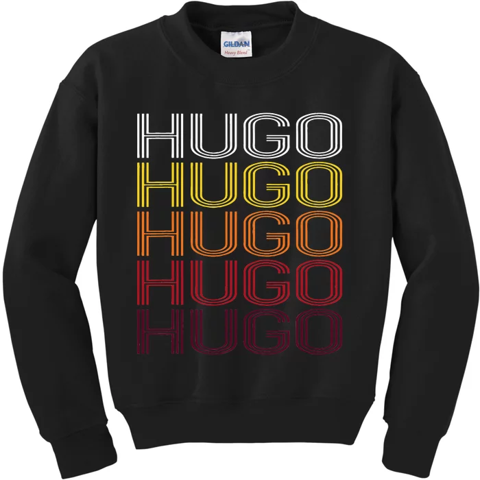 Hugo Mn Vintage Style Minnesota Kids Sweatshirt