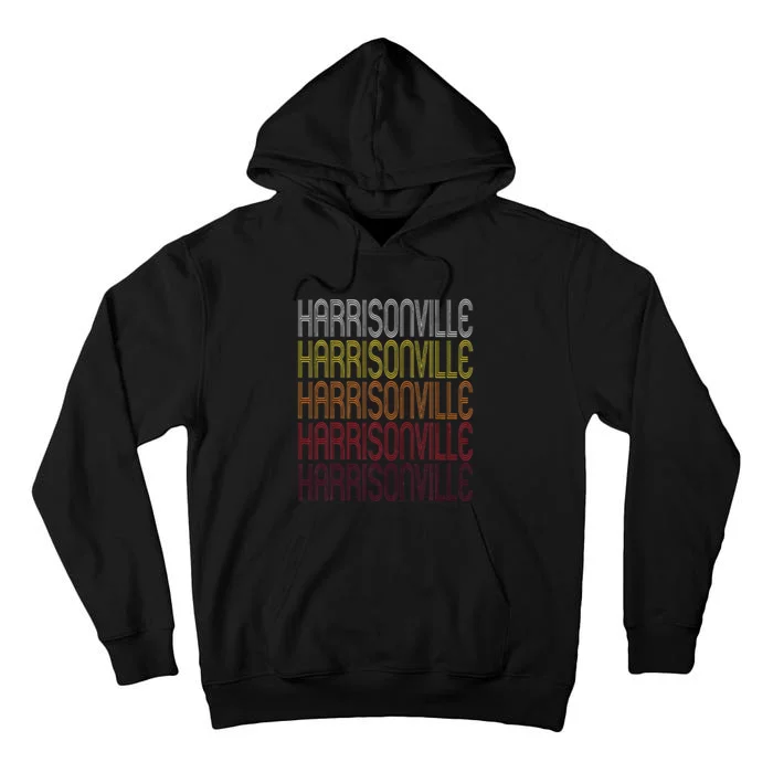 Harrisonville Mo Vintage Style Missouri Tall Hoodie