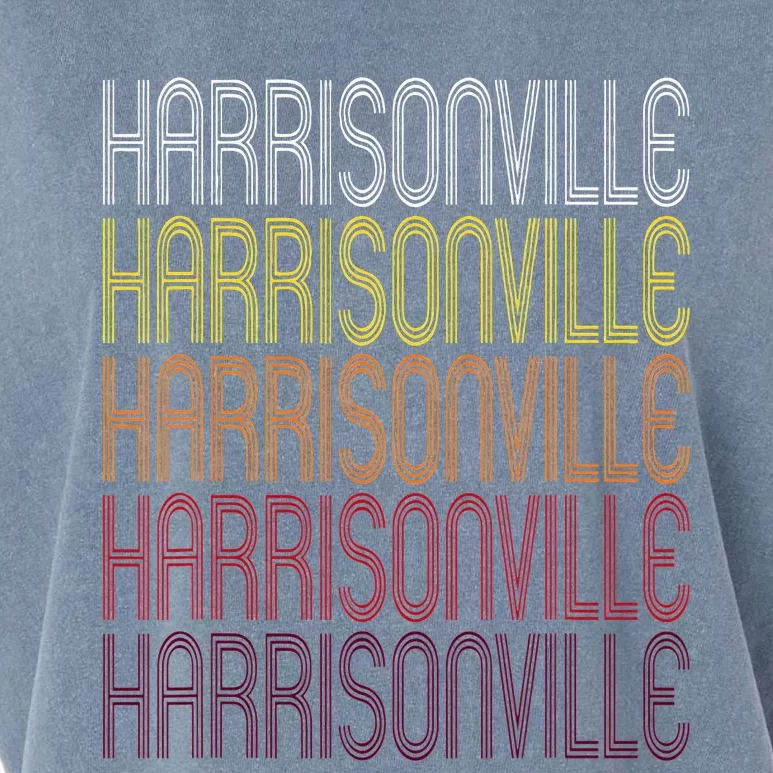 Harrisonville Mo Vintage Style Missouri Garment-Dyed Women's Muscle Tee