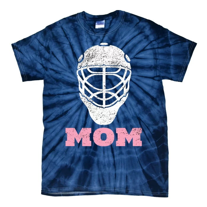 Hockey Mom Vintage Goalie Mask Hoodie Gift For Wo Tie-Dye T-Shirt