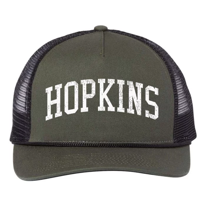 Hopkins Mn Vintage Athletic Sports Js02 Retro Rope Trucker Hat Cap