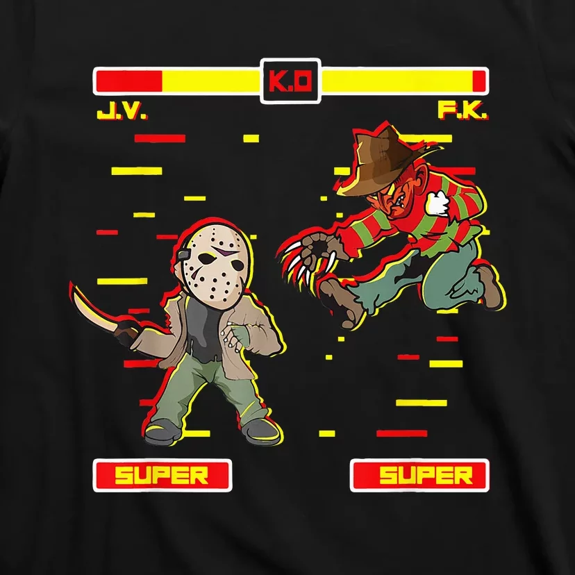 Horror Movie Video Game Lazy Halloween T-Shirt