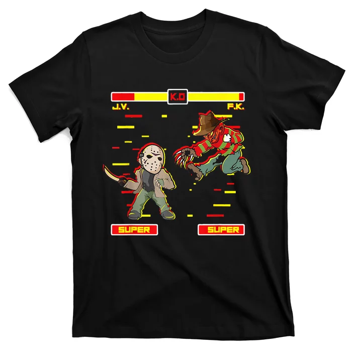 Horror Movie Video Game Lazy Halloween T-Shirt