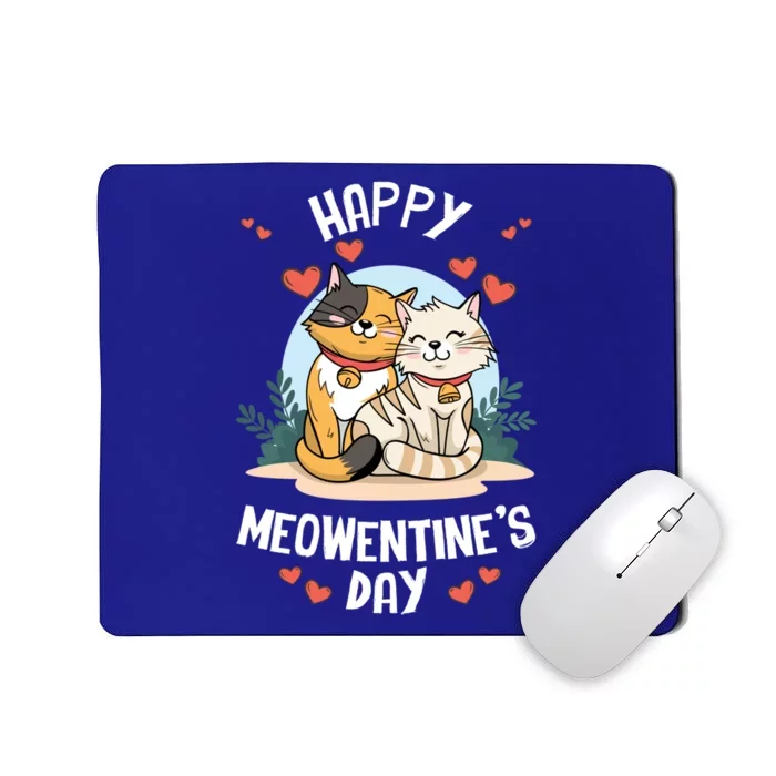 Happy Meowentines Valentines Day Cute Cat Kitten Vday Pajama Gift Mousepad